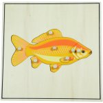 Montessori B018 Puzzle s kostrou ryba – Sleviste.cz