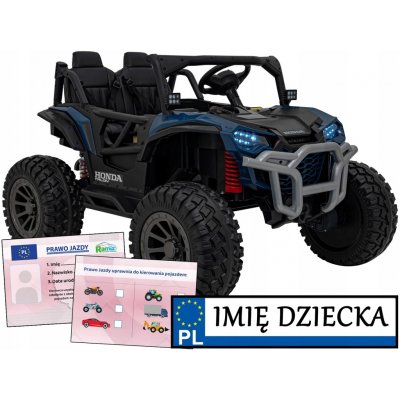 Mamido Elektrické autíčko terénní Honda 4x4 24V modrá – Zboží Mobilmania