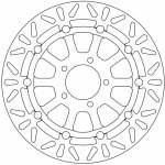 brzdový kotouč plovoucí, NEWFREN DF5206AF – Zboží Mobilmania