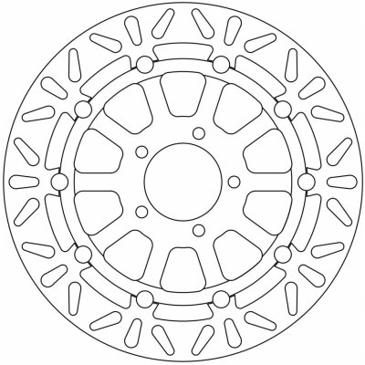 brzdový kotouč plovoucí, NEWFREN DF5206AF – Zboží Mobilmania