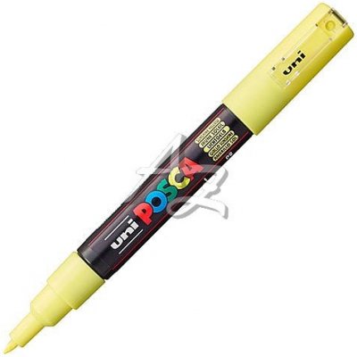 Uni Posca PC-1M P2 akrylový 0,7-1mm žlut pastelově – Zboží Mobilmania