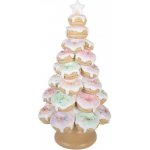 Kouzelný vánoční cukrový stromek z donutů Pastel Christmas Chic - Ø 22*43 cm - Clayre & Eef – Hledejceny.cz