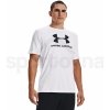 Pánské sportovní tričko Under Armour Men's UA Sportstyle Logo Short Sleeve White/Black Fitness tričko