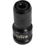 SATRA S-12IP14, Rázový adaptér s aretací 1/2" na bity 1/4" | adaptér pro rázové utahováky, čtyřhran 1/2", bity HEX 1/4"--- – Hledejceny.cz