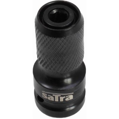 SATRA S-12IP14, Rázový adaptér s aretací 1/2" na bity 1/4" | adaptér pro rázové utahováky, čtyřhran 1/2", bity HEX 1/4"--- – Hledejceny.cz