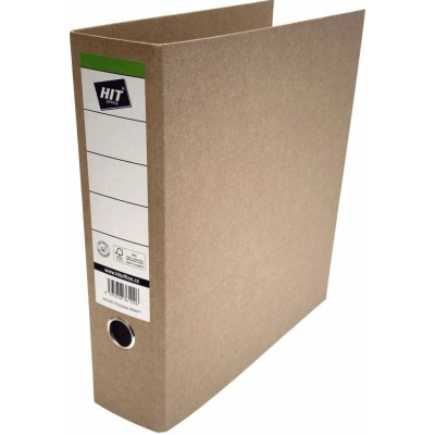 Hit Office Pákový pořadač Kraft A4 8 cm hnědý – Zboží Živě