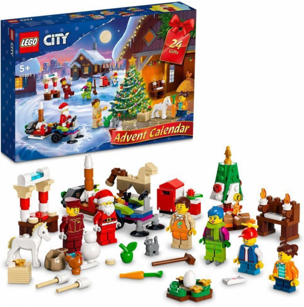 LEGO Adventní kalendář LEGO City 60352 – Zboží Dáma