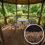Europe Grass PartyGrass Brown hnědá kruh šíře 4 m – Sleviste.cz