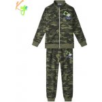 JKugo chlapecká maskáčová tepláková souprava JK9530 potisk bagr – Hledejceny.cz