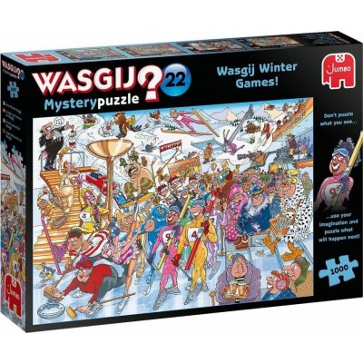 JUMBO WASGIJ Mystery 22: Zimní Wasgij hry! 1000 dílků – Zboží Mobilmania