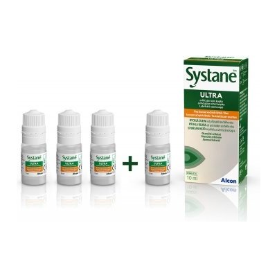 Alcon Oční kapky Systane ULTRA 10 ml balení 3+1 – Zbozi.Blesk.cz