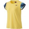 Dámské sportovní tričko Yonex AO Crew Neck T Shirt soft yellow