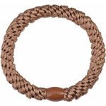 KKNEKKI Gumička do vlasů Kknekki Nougat, hnědá barva, textil – Sleviste.cz