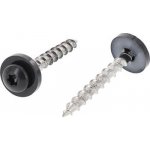 Hlavový lakovaný vrut na parapet 3,9x25 Torx 15 nerez A2 / RAL7016 (200 ks) – Hledejceny.cz