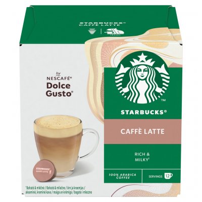 Starbucks Nescafé Dolce Gusto Caffe Latte 36 ks – Hledejceny.cz