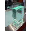 Bazénový chrlič Eichenwald Chrlič RIO, 400 mm, montážna příruba na šroubování, průhledné umělé sklo, LED osvětlení