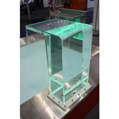 Eichenwald Chrlič RIO, 400 mm, montážna příruba na šroubování, průhledné umělé sklo, LED osvětlení – Hledejceny.cz