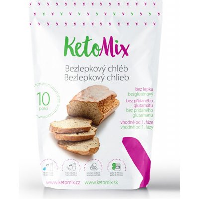 KetoMix Proteinový Bezlepkový chléb 300 g – Zbozi.Blesk.cz