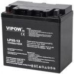 VIPOW Baterie olověná 12V / 55Ah bezúdržbový akumulátor – Zboží Živě