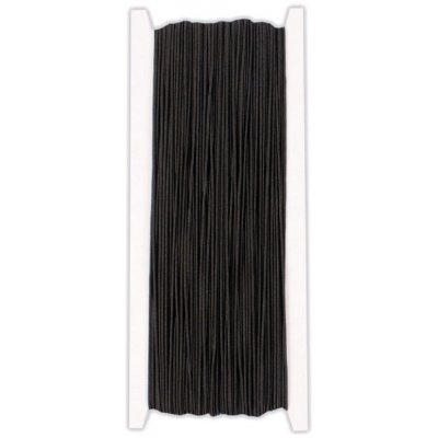 Guma pruženka kulatá klobouková černá 1mm - 50m – Zboží Dáma