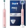 Elektrický zubní kartáček Oral-B Pro 3 3000 Cross Action Pink