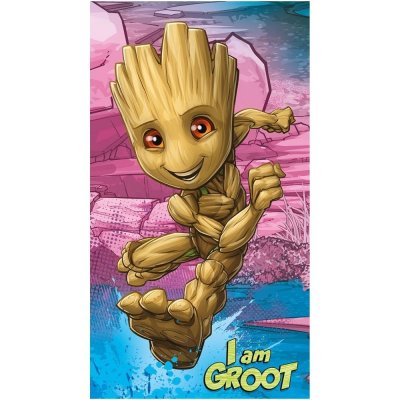 Jerry Fabrics Osuška Groot I am groot 70 x 140 cm – Zboží Mobilmania