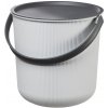 Úložný box Plast Team skladovací kbelík AKITA 10 l kalně šedý s víkem