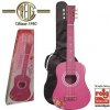 Dětská hudební hračka a nástroj Reig Musicales dětská kytara španělská 65 cm dřevěná RŮŽOVÁ
