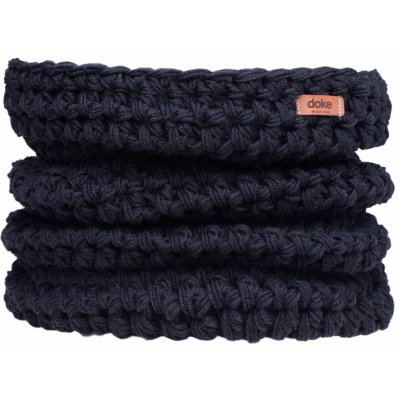 Doke Merino háčkovaný nákrčník black – Zboží Dáma