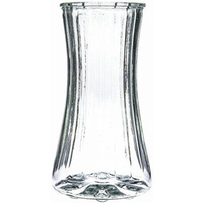 Skleněná váza Olge, čirá, 23,5 x 12,5 cm – Zboží Dáma