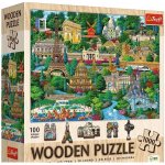 TREFL Wood Craft Origin Slavná místa Francie 1000 dílků – Hledejceny.cz