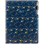 Design A4 týdenní 2027 modrá – Zboží Mobilmania