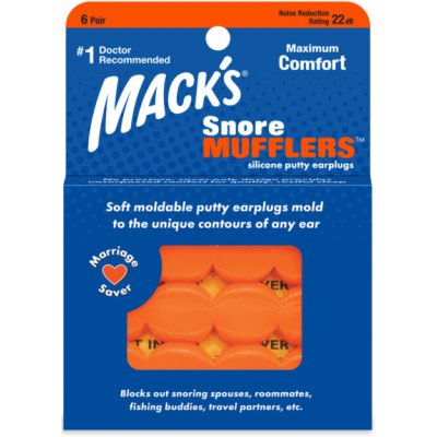 Mack's Snore Mufflers špunty do uší proti chrápání 6 párů od 239 Kč -  Heureka.cz