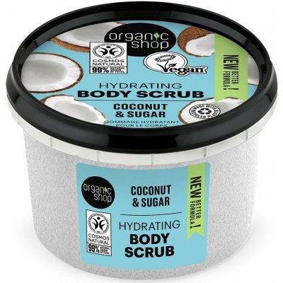 Organic shop Vyhlazující tělový peeling Ostružina a cukr 250 ml – Hledejceny.cz