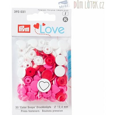 Patentky Prym Love plastová srdíčka – Hledejceny.cz