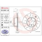 Brzdový kotouč BREMBO 09.B337.2S (09B3372S) | Zboží Auto