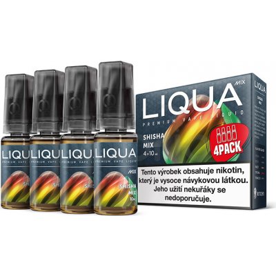 Ritchy Liqua MIX 4Pack Shisha Mix 4 x 10 ml 12 mg – Hledejceny.cz