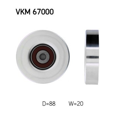 Vratná vodící kladka SKF VKM 67000 (VKM67000)