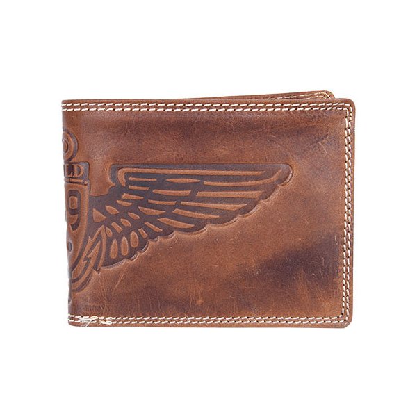 Wild Celá kožená peněženka z pevné hovězí kůže s křídlem od 659 Kč -  Heureka.cz