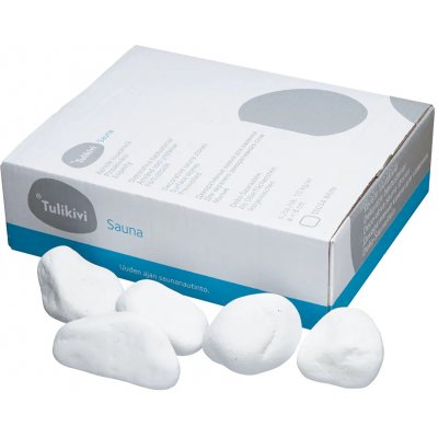 Tulikivi Dekorativní kameny Deco White 10kg 5-10cm – Sleviste.cz