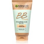 Garnier Skin Naturals BB Cream Hyaluronic Aloe All-In-1 pro smíšenou až mastnou pleť SPF25 Medium 50 ml – Zboží Dáma
