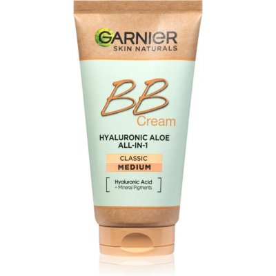 Garnier Skin Naturals BB Cream Hyaluronic Aloe All-In-1 pro smíšenou až mastnou pleť SPF25 Medium 50 ml – Hledejceny.cz