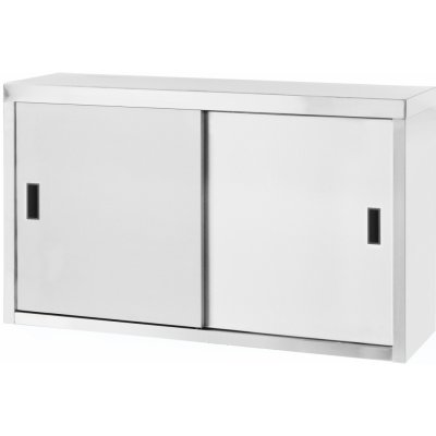 Gastrofans Závěsná skříňka s posuvnými dvířky, svařovaná, hloubka 400 mm, 1000x400x(H)600mm – Zboží Dáma