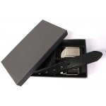 Penny Belts Set koženého opasku 35-020-22 a 4PS černý – Zboží Mobilmania