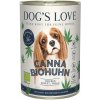 Konzerva pro psy Dog's Love Canna Bio Adult Kuře 400 g