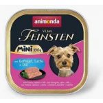 Animonda Vom Feinsten Mini Adult Dog drůbeží losos a kopr 100 g – Zboží Mobilmania