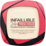 L'Oréal Paris Make-up v pudru Infaillible 24H Fresh Wear Foundation in a Powder 120 Vanilla 9 g – Zboží Dáma