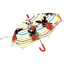 Perletti Zajíček Bing dětský manuální deštník průhledný