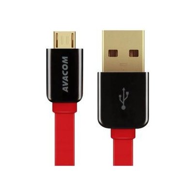 AVACOM MIC-40R kabel USB - Micro USB, 40cm, červená - AVACOM DCUS-MIC-40R – Zbozi.Blesk.cz