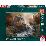 Schmidt Thomas Kinkade U starého mlýna Bei der alten Mühle 1000 dílků – Hledejceny.cz